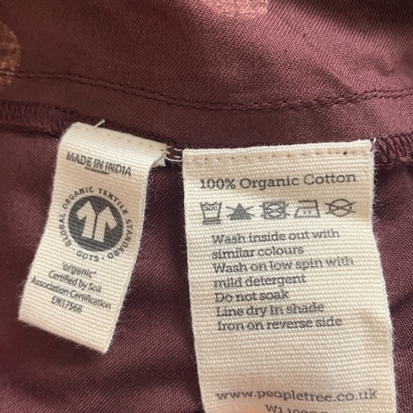 NWT People Tree Edie Polka Dot Shirt - Picture 11 of 12